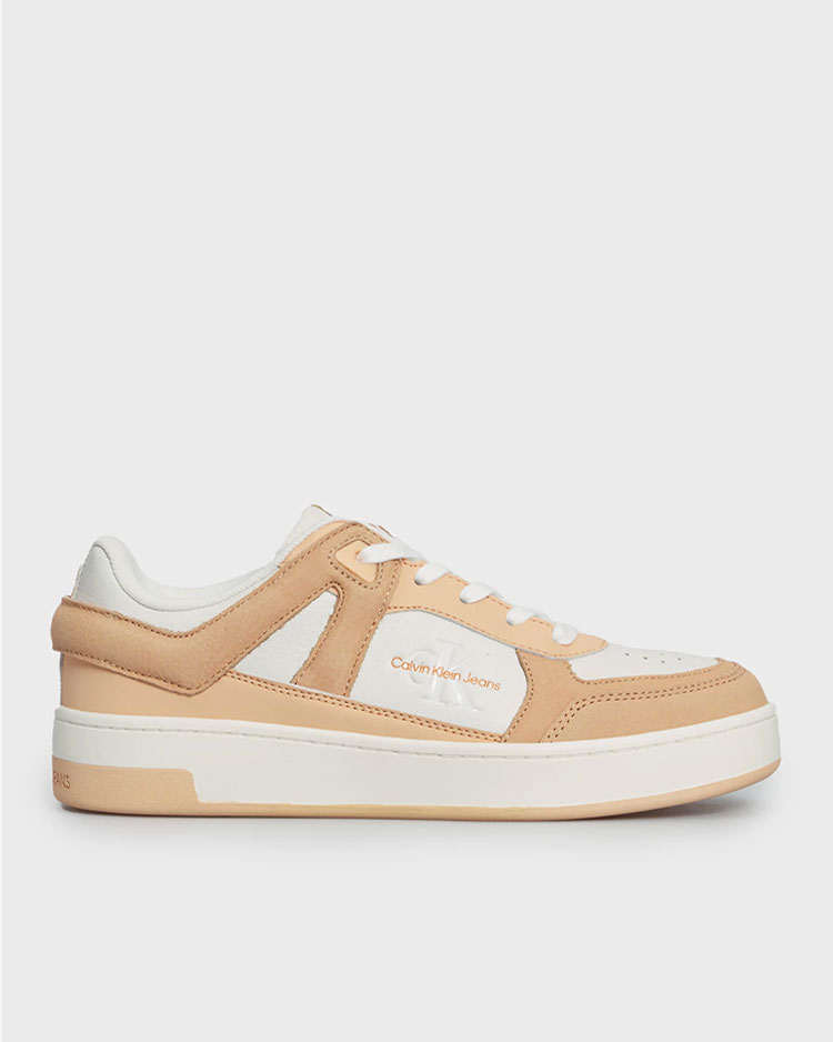 סניקרס נשים של לקוסט בגוון לבן בז'