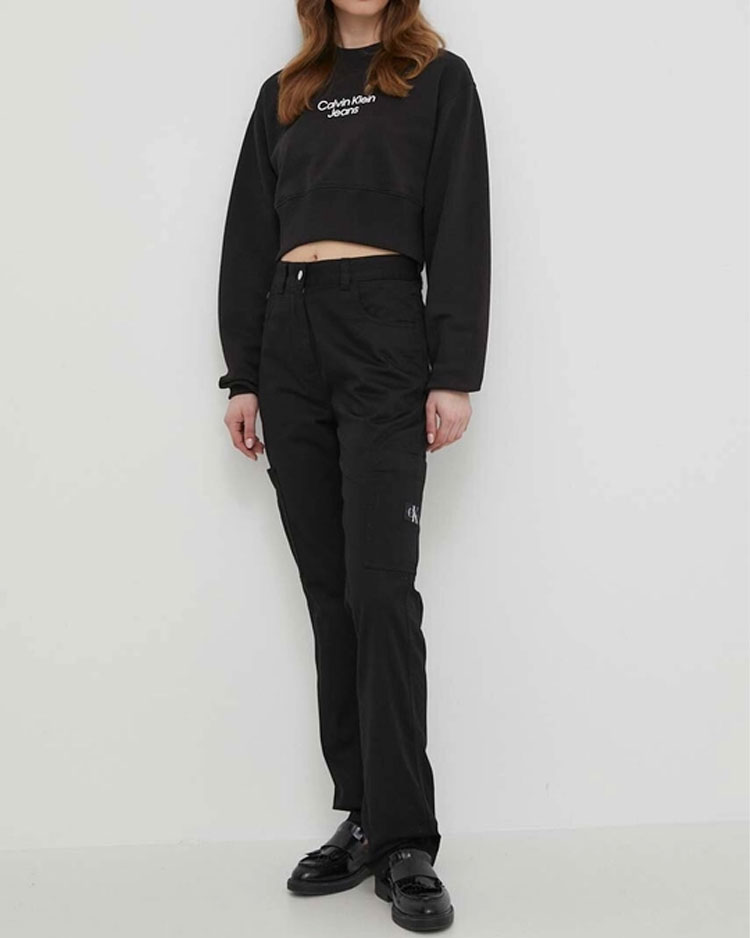 מכנסי ג'ינס ארוגים לנשים WOMEN'S CALVIN KLEIN