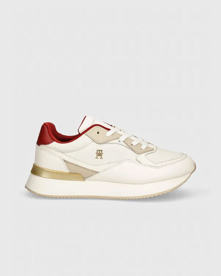 נעלי ספורט טומי הילפיגר לנשים בגוון בז' בהיר