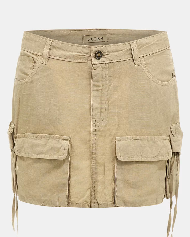 חצאית מיני בז' לנשים של גס