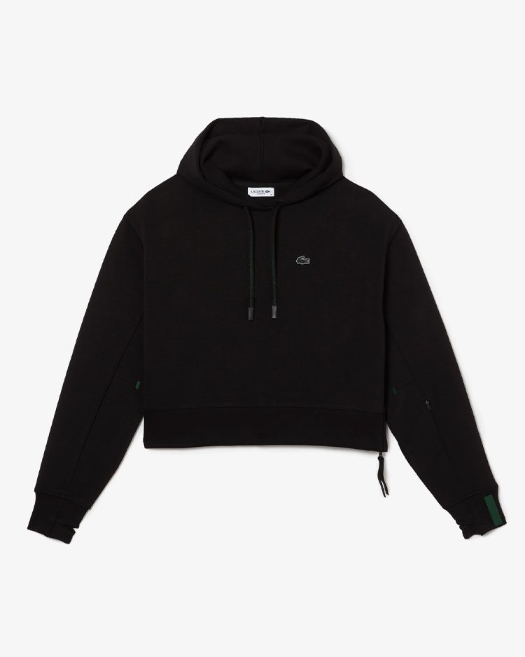 קפוצ'ון לקוסט שחור לנשים בגזרת קרופ