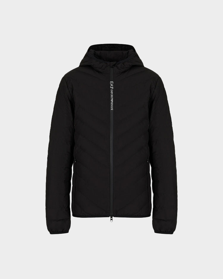 ג'קט בומבר שחור לגבר של אימפריו ארמני EA7