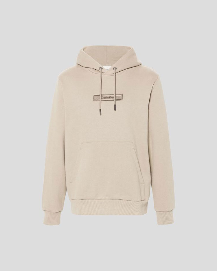 סווטשירט קפוצ'ון off white לגבר של לקוסט