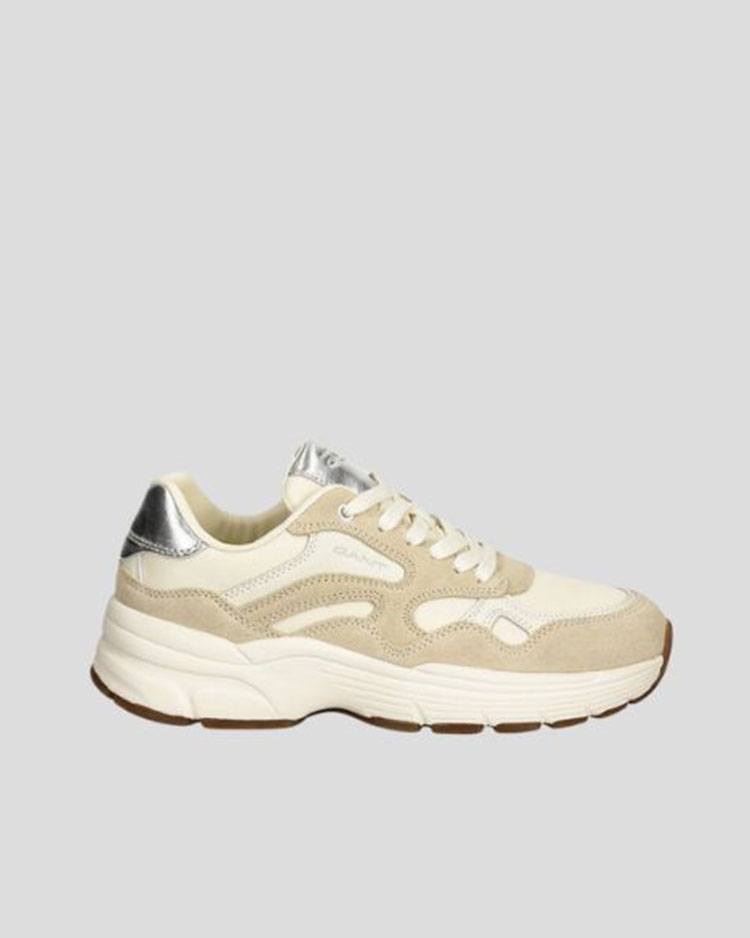 סניקרס בז' לנשים של גאנט עם סולייה רחבה