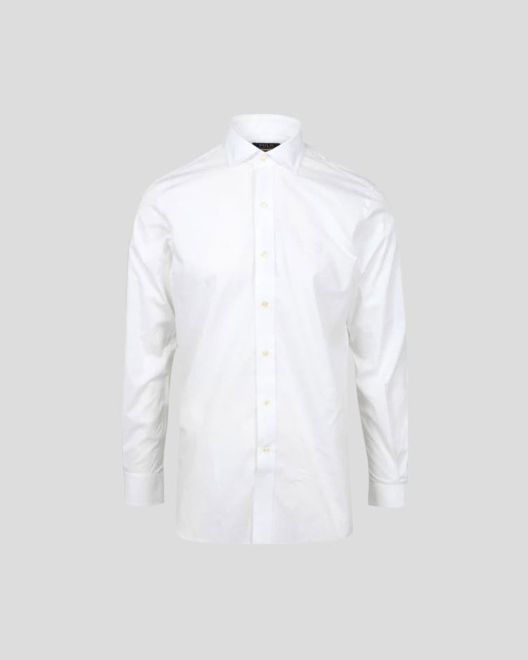 חולצה לבנה מכופתרת ראלף לורן לגברים