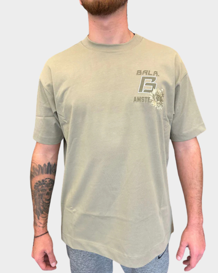 חולצת טי שירט לגברים בגוון ירוק בהיר של באלר