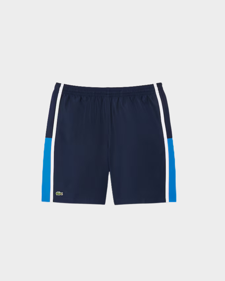 מכנס שורט כחול קצר לגבר של לקוסט