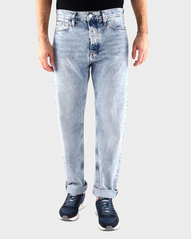 מכנס גינס לגבר של קלווין קליין בגזרה ישרה