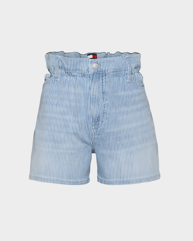 שורט ג’ינס לנשים Tommy Jeans דגם DW0DW20085 בגזרת Paperbag