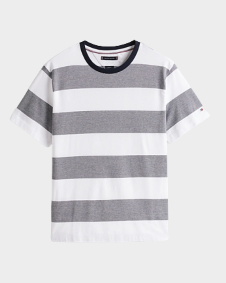 חולצת טי מפוספסת Regular Fit לגברים של Tommy Hilfiger