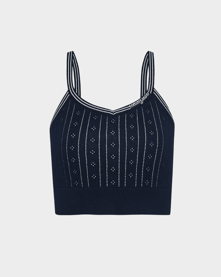 טופ גופייה סרוג לנשים של Tommy Jeans