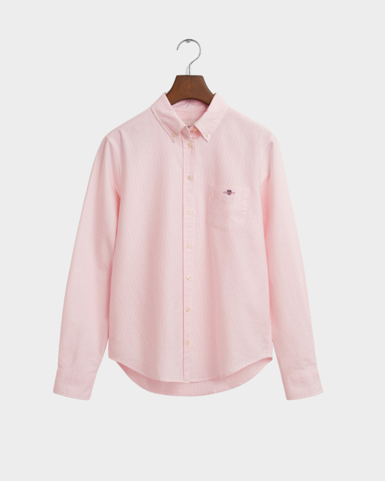חולצת אוקספורד לנשים GANT דגם Classic Striped Oxford