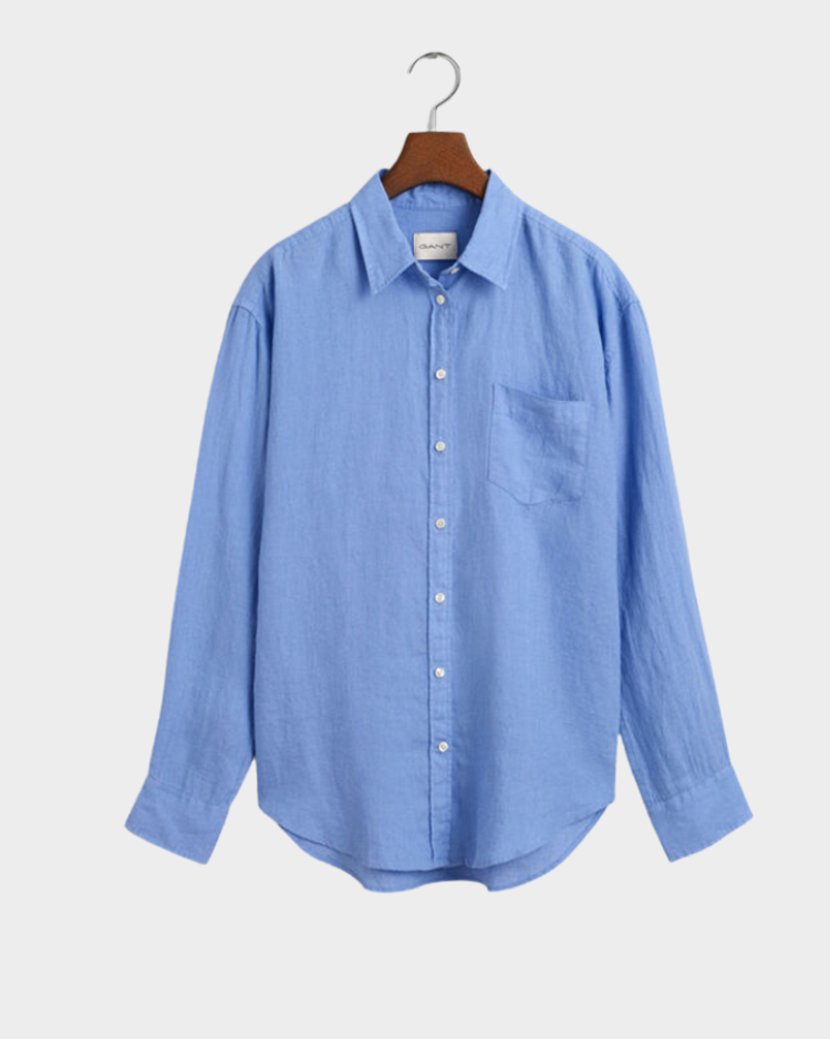 חולצת פשתן לנשים GANT דגם REL LINEN SHIRT 4300479