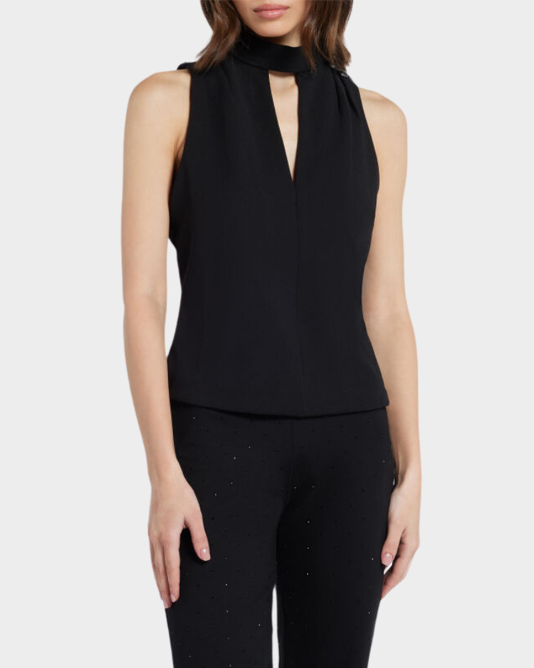 טופ נשים בגזרת צ'וקר GUESS דגם Fannie