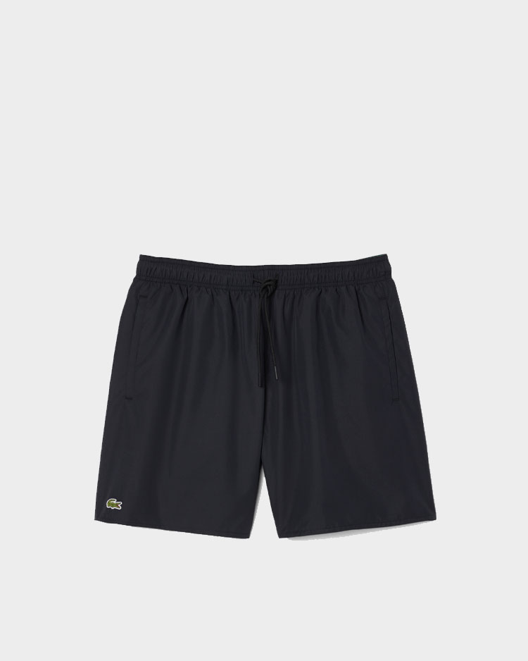 מכנס בגד ים קצר שחור לגבר של לקוסט