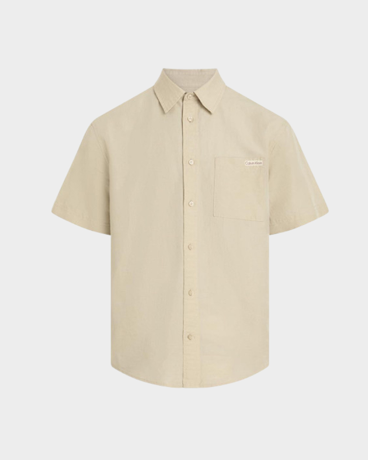 חולצת כפתורים קצרה לגבר CALVIN KLEIN JEANS דגם J30J327296