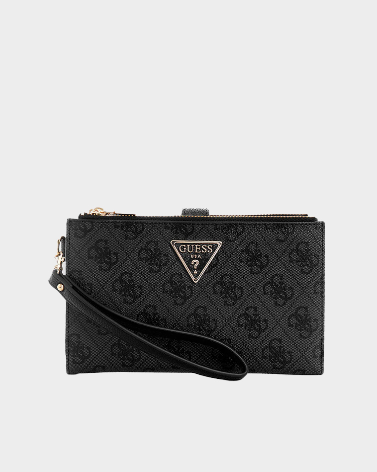 ארנק לאישה GUESS דגם Laurel עם שני רוכסנים