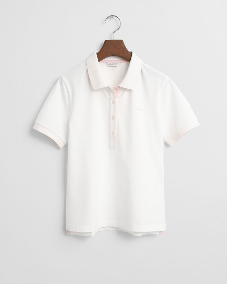 GANT חולצת פולו נשים עם צווארון קונטרסט – דגם 4200828